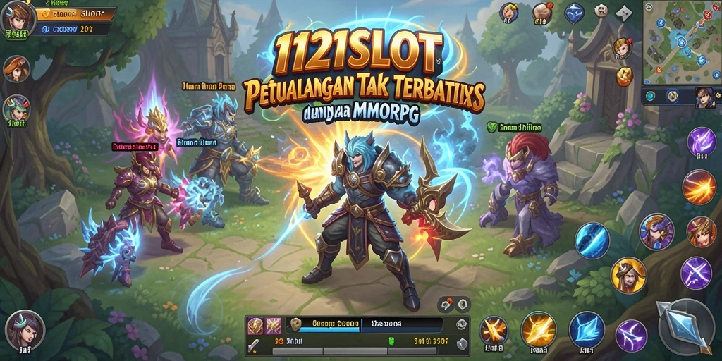 Tampilan gameplay seru dan aksi di dunia MMORPG