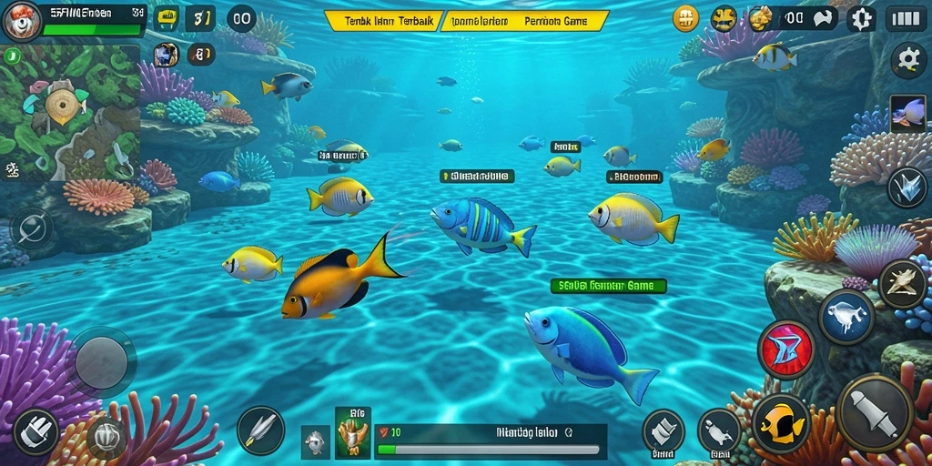 Screenshot gameplay Tembak Ikan yang seru di 55FIVE.