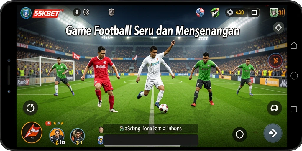 Tampilan gameplay seru dari 55KBET dengan aksi Football mendebarkan.