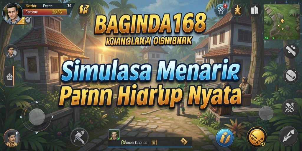 Tampilan gameplay BAGINDA168 dalam dunia simulasi yang interaktif.