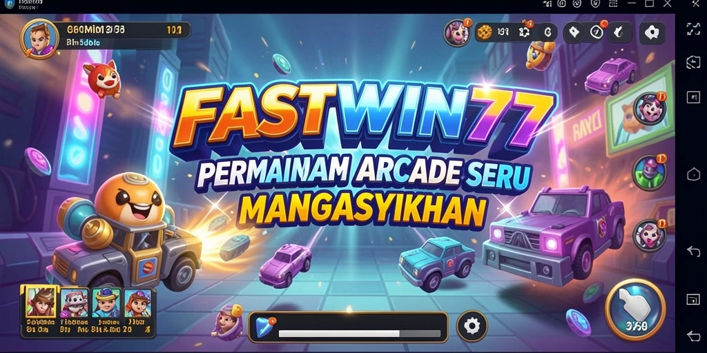 Screenshot gameplay FASTWIN77 yang menunjukkan aksi arcade penuh ketegangan.