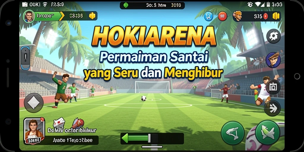 Screenshot gameplay HOKIARENA yang seru dan menghibur.