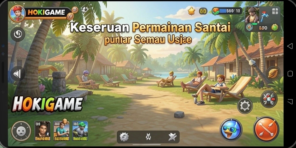 Tangkapan layar HOKIGAME menampilkan keseruan gameplay yang menghibur.