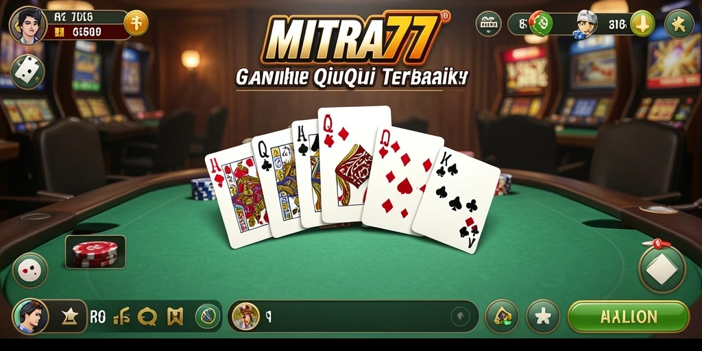 Screenshot menampilkan serunya gameplay QiuQiu di MITRA77.