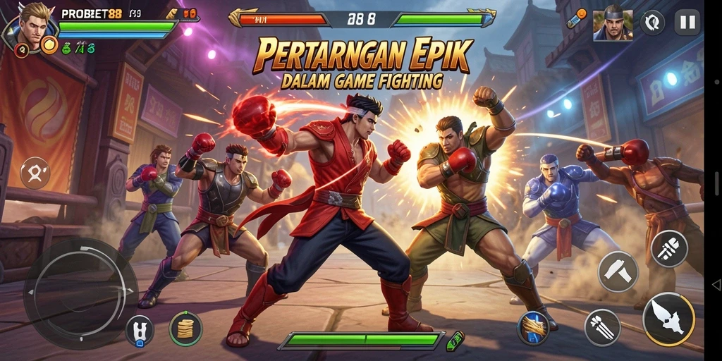Tampilkan pertarungan seru dalam game PROBET88 dengan grafis memukau.