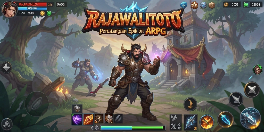 Gameplay mendebarkan dalam petualangan ARPG yang menantang.
