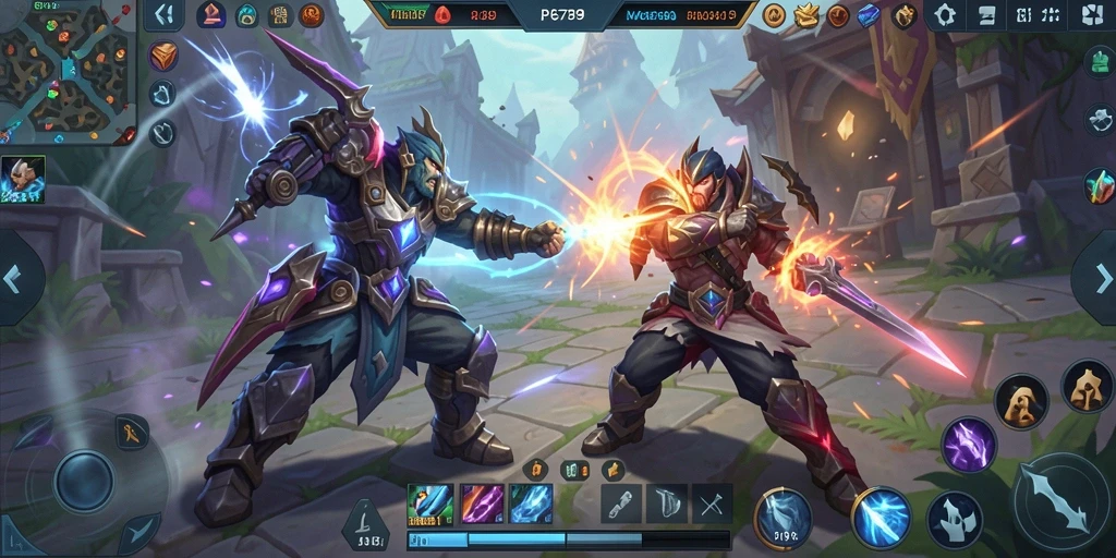 Tangkapan layar menunjukkan aksi gameplay seru di RP6789.