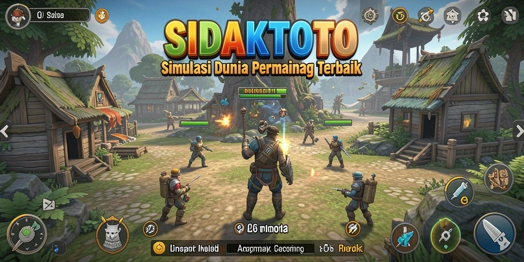 Screenshot gameplay SIDAKTOTO yang menunjukkan keseruan simulasi.