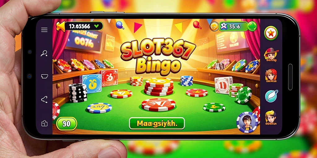 Tampilan gameplay SLOT367 yang seru dan interaktif di dalam aplikasi Bingo.