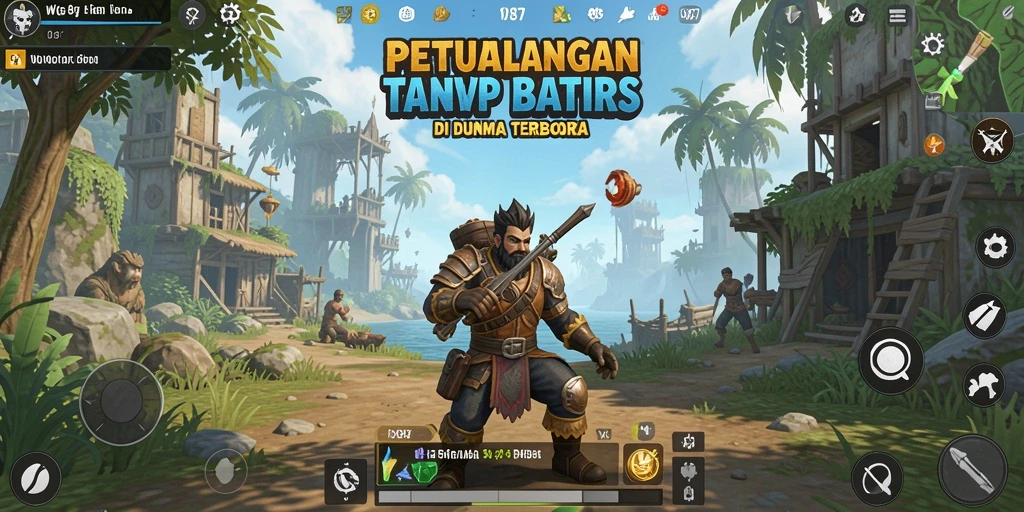 Tampilan gameplay WG87 dengan kebebasan eksplorasi dunia terbuka.